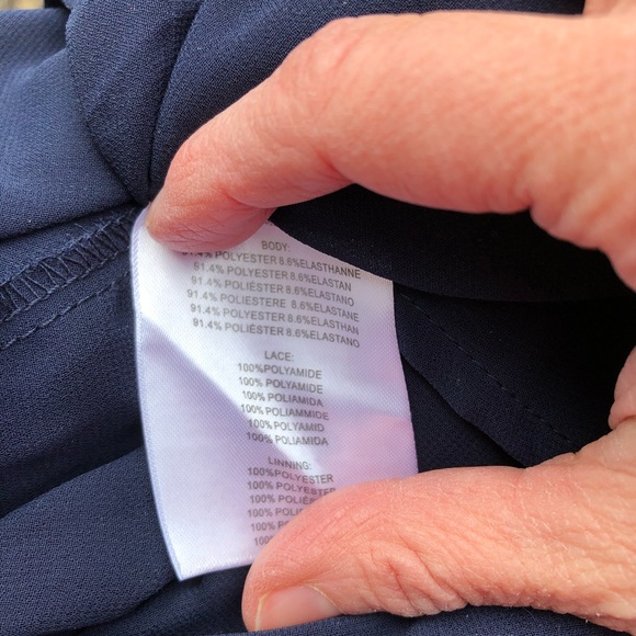 French designer Molly Bracken velvet & lace dress! - Picture 6 of 6